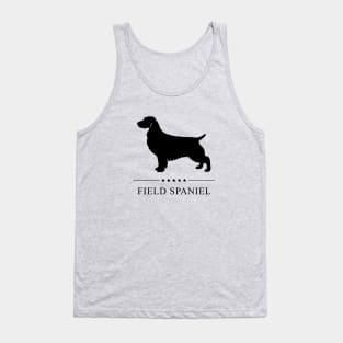 Field Spaniel Black Silhouette Tank Top